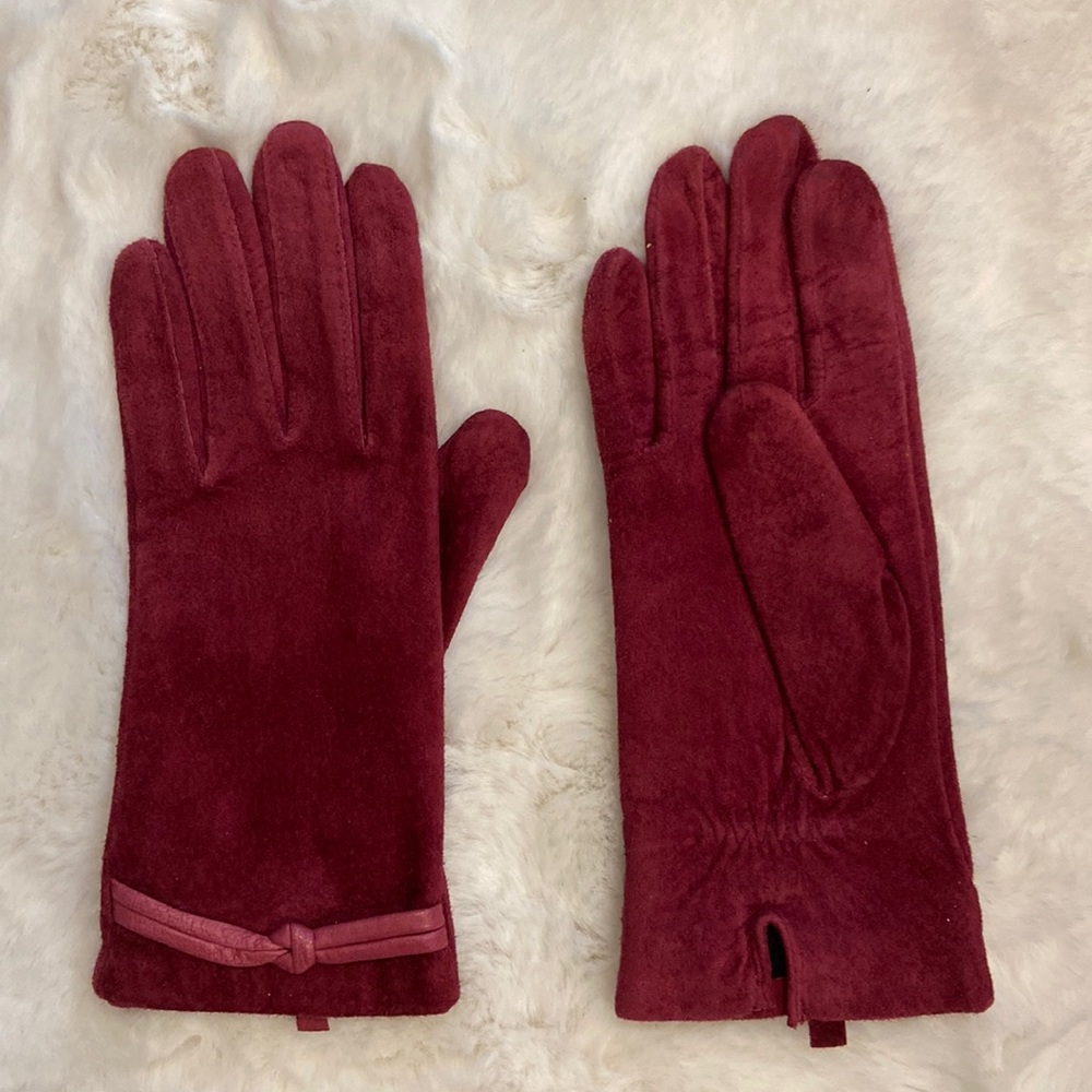 EUC * Armani Exchange * Suede Gloves